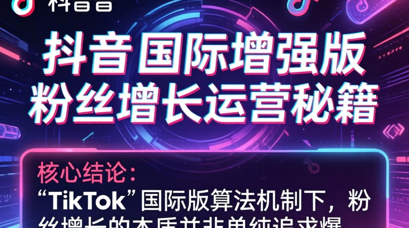 TikTok 国际增强版粉丝增长运营秘籍