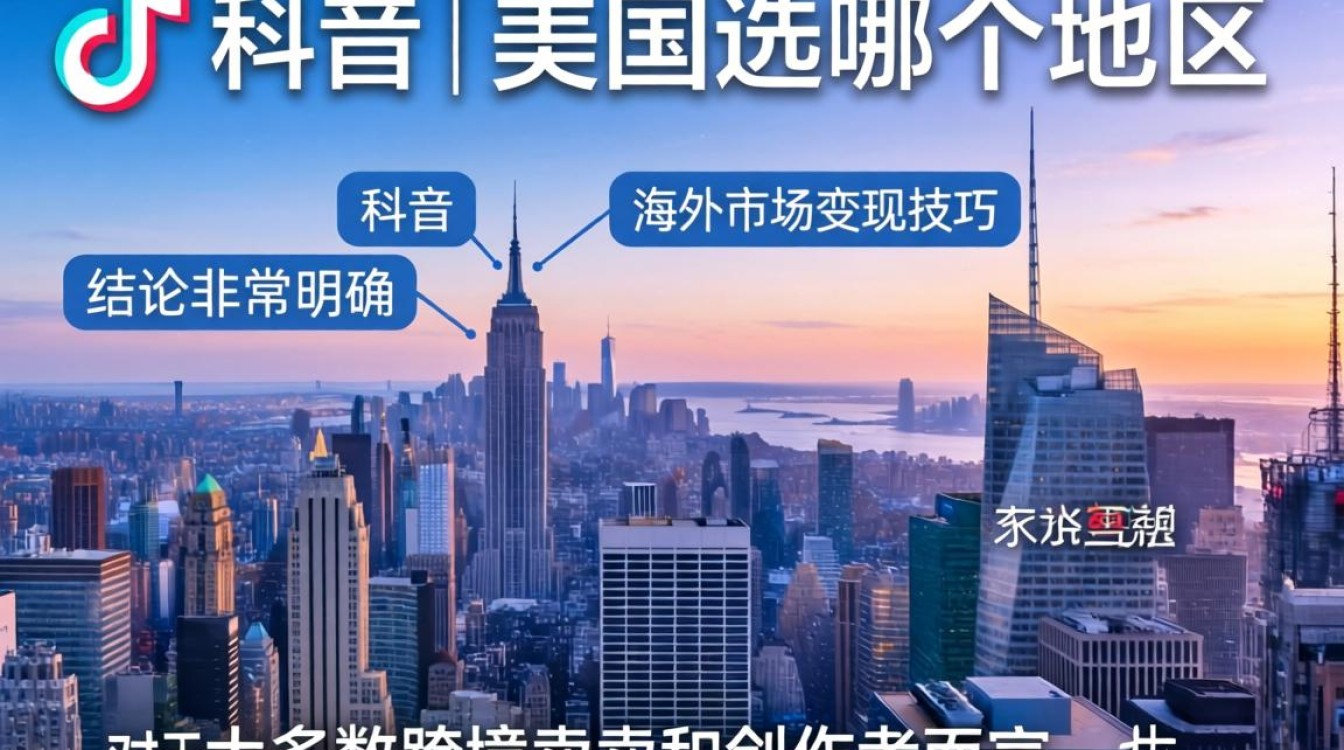 TikTok 美国选哪个地区