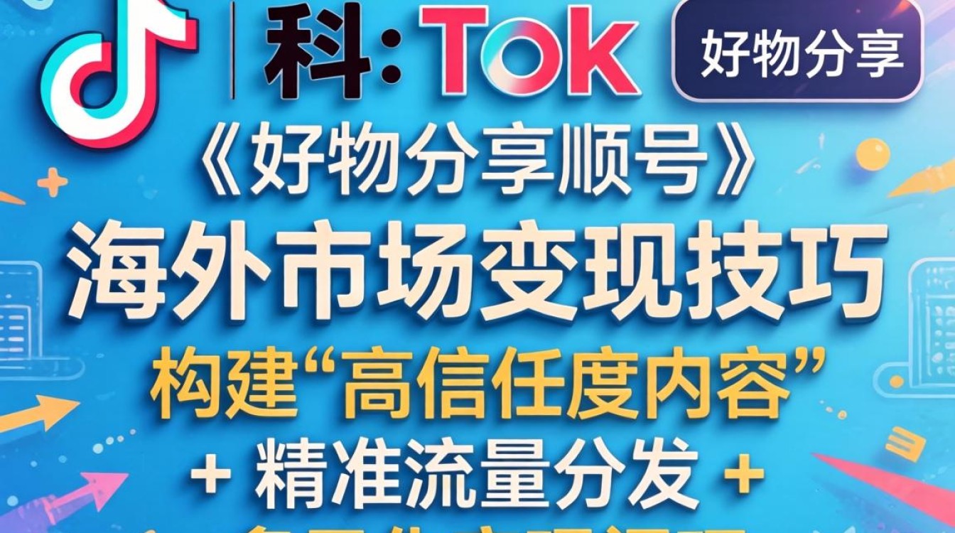 TikTok 好物分享账号海外市场变现技巧