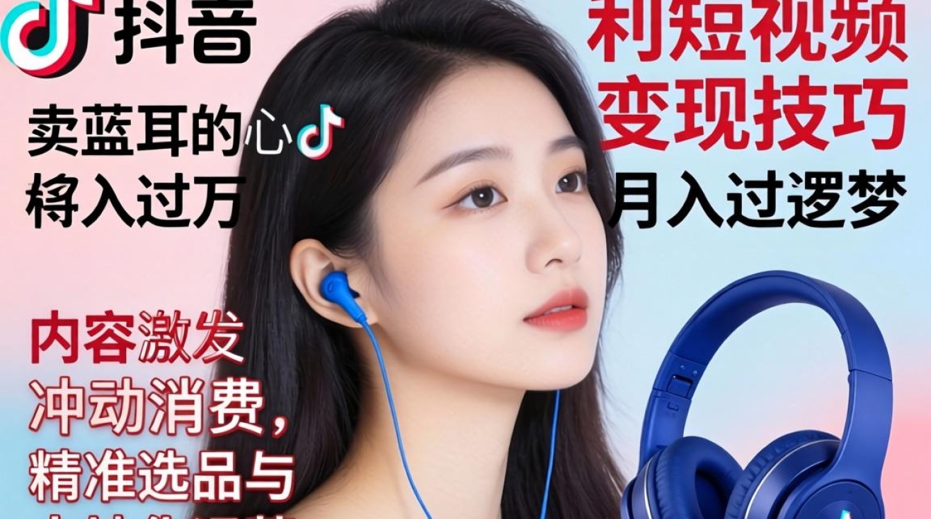 TikTok 耳机销售技巧月入过万