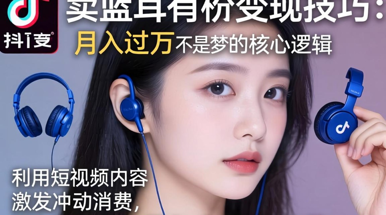 TikTok 耳机销售技巧月入过万