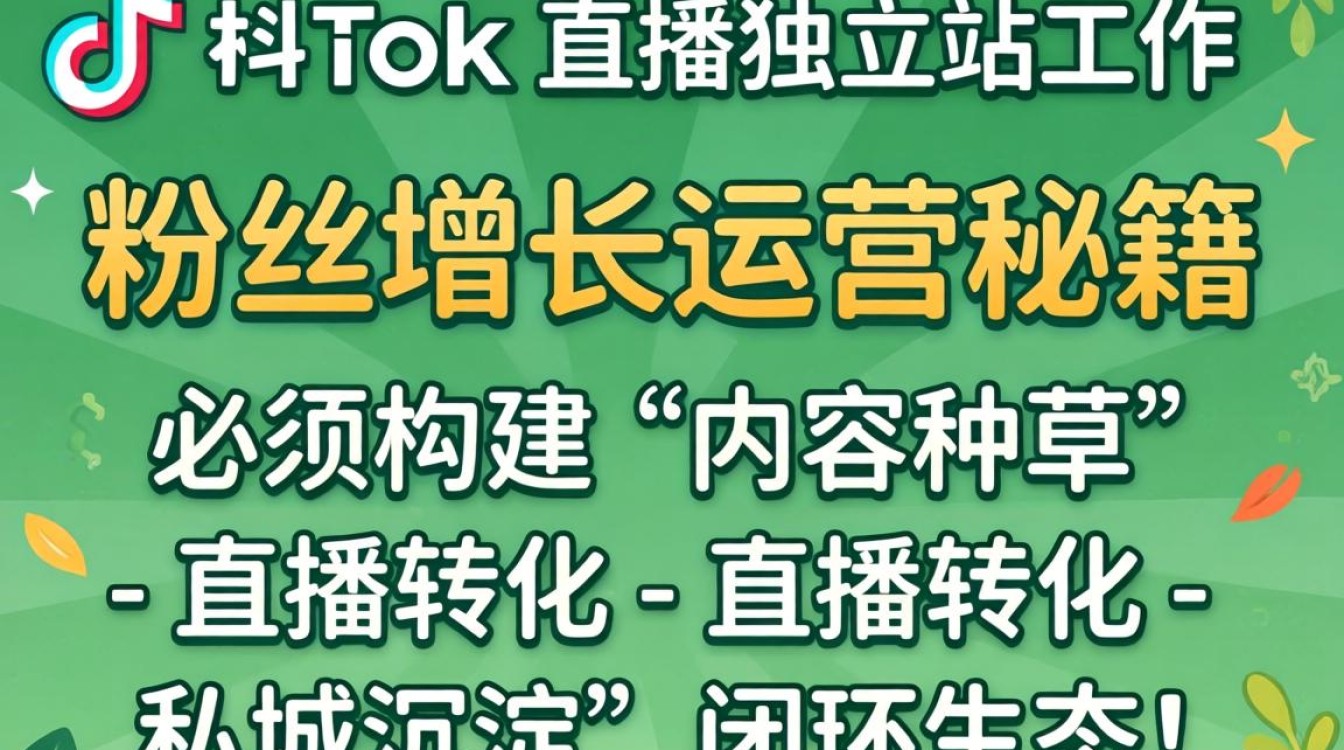 TikTok 直播独立站工作粉丝增长运营秘籍