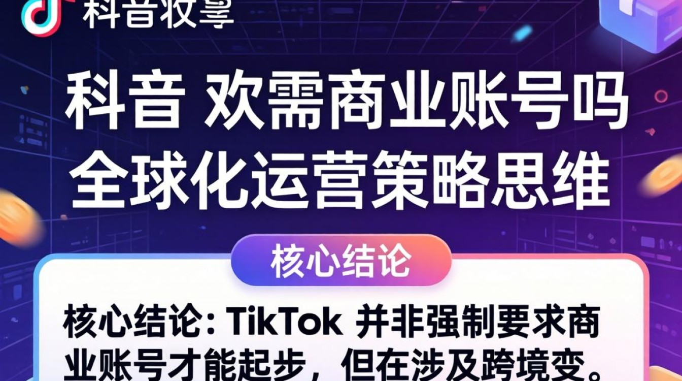 TikTok 商业账号有什么用