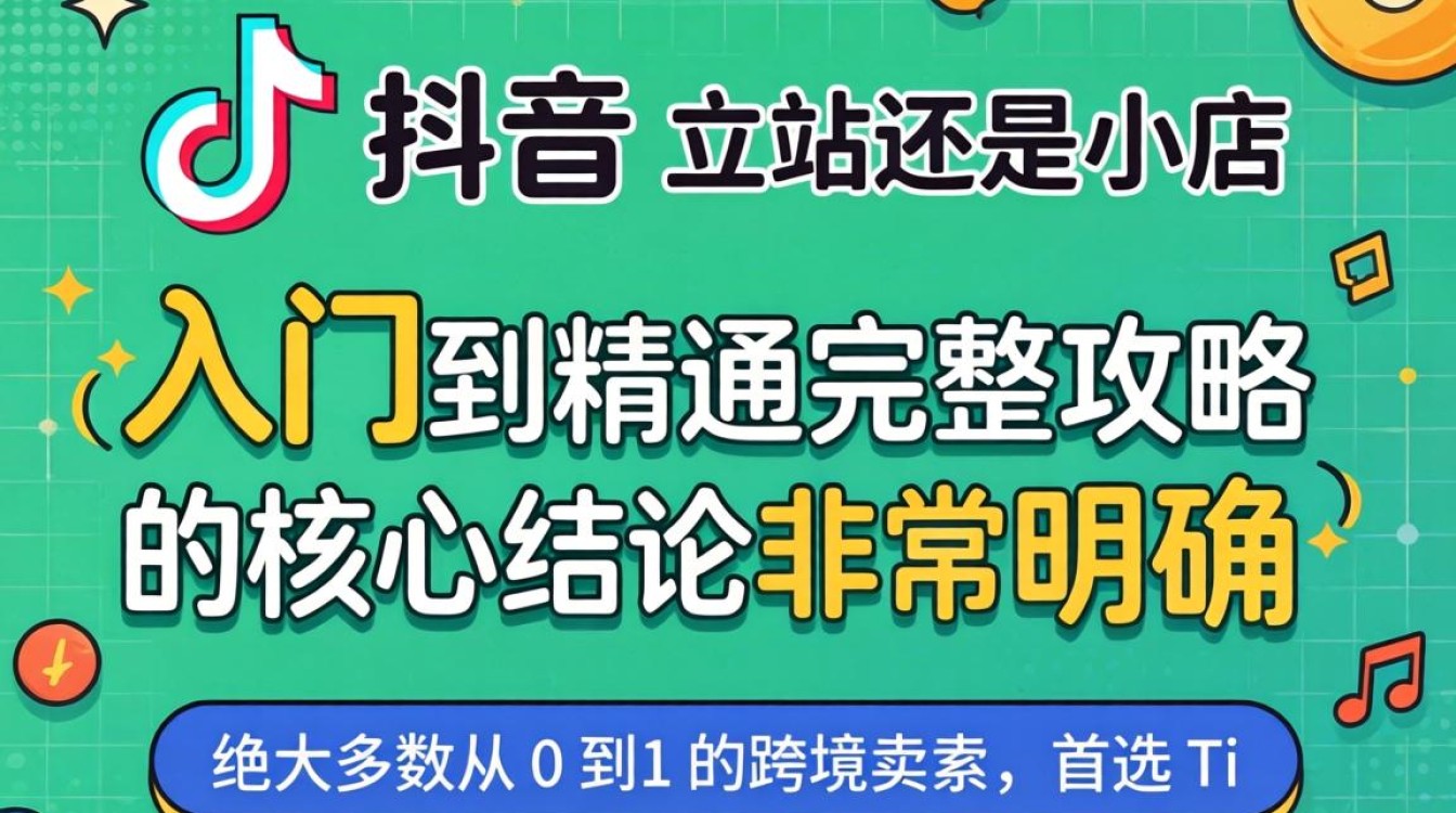 TikTok 独立站与小店区别对比