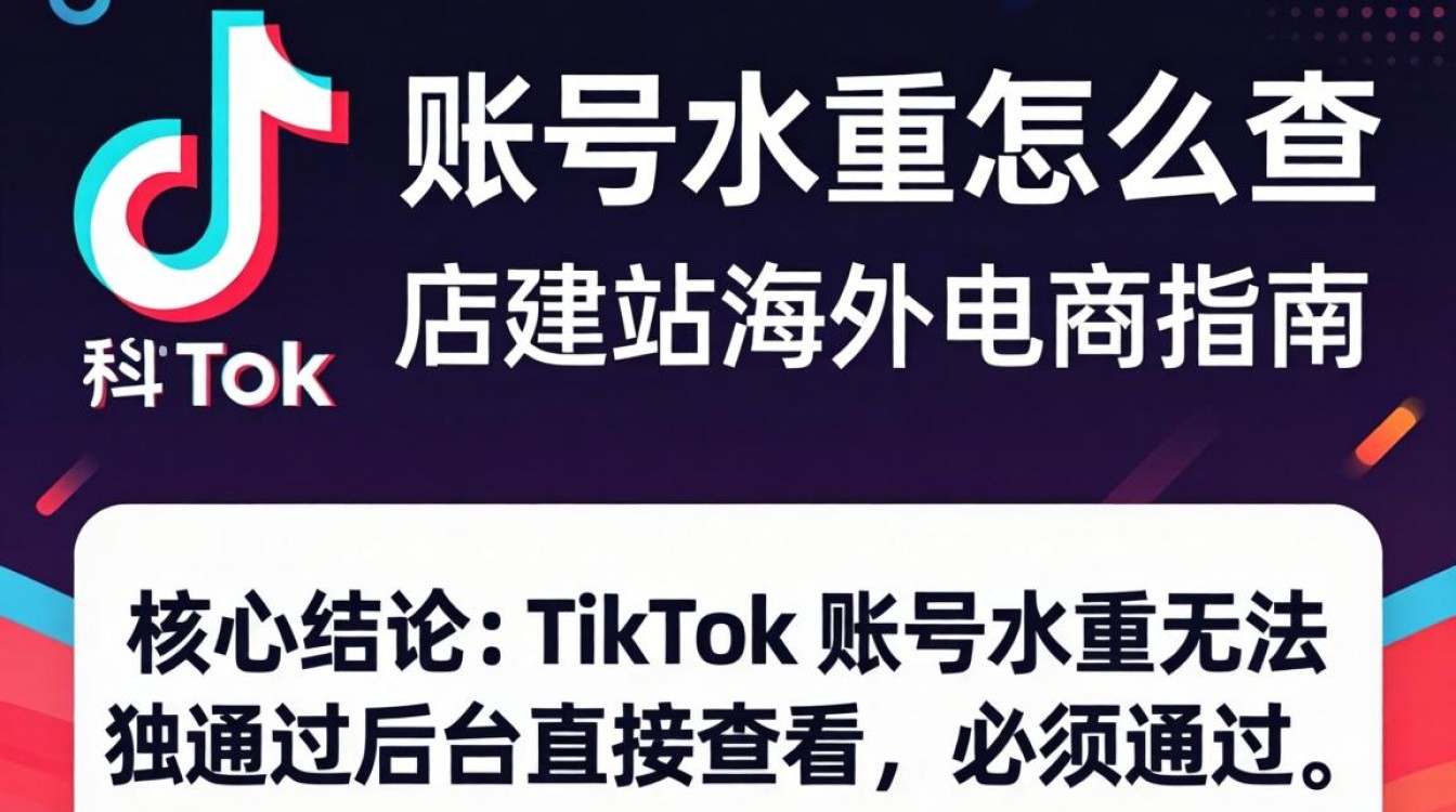 TikTok 账号权重查询方法