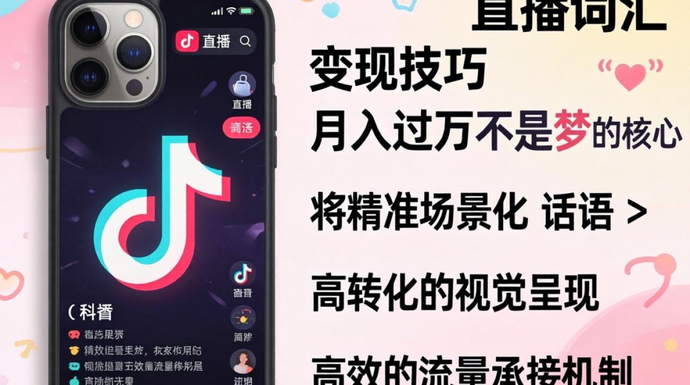 TikTok 直播手机壳词汇变现技巧
