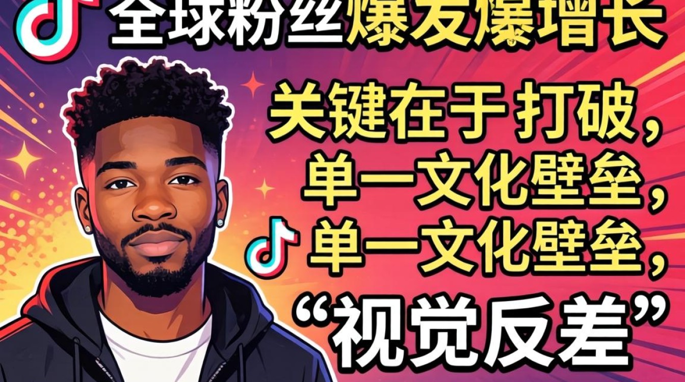TikTok 男博主混血全球账号粉丝增长秘籍