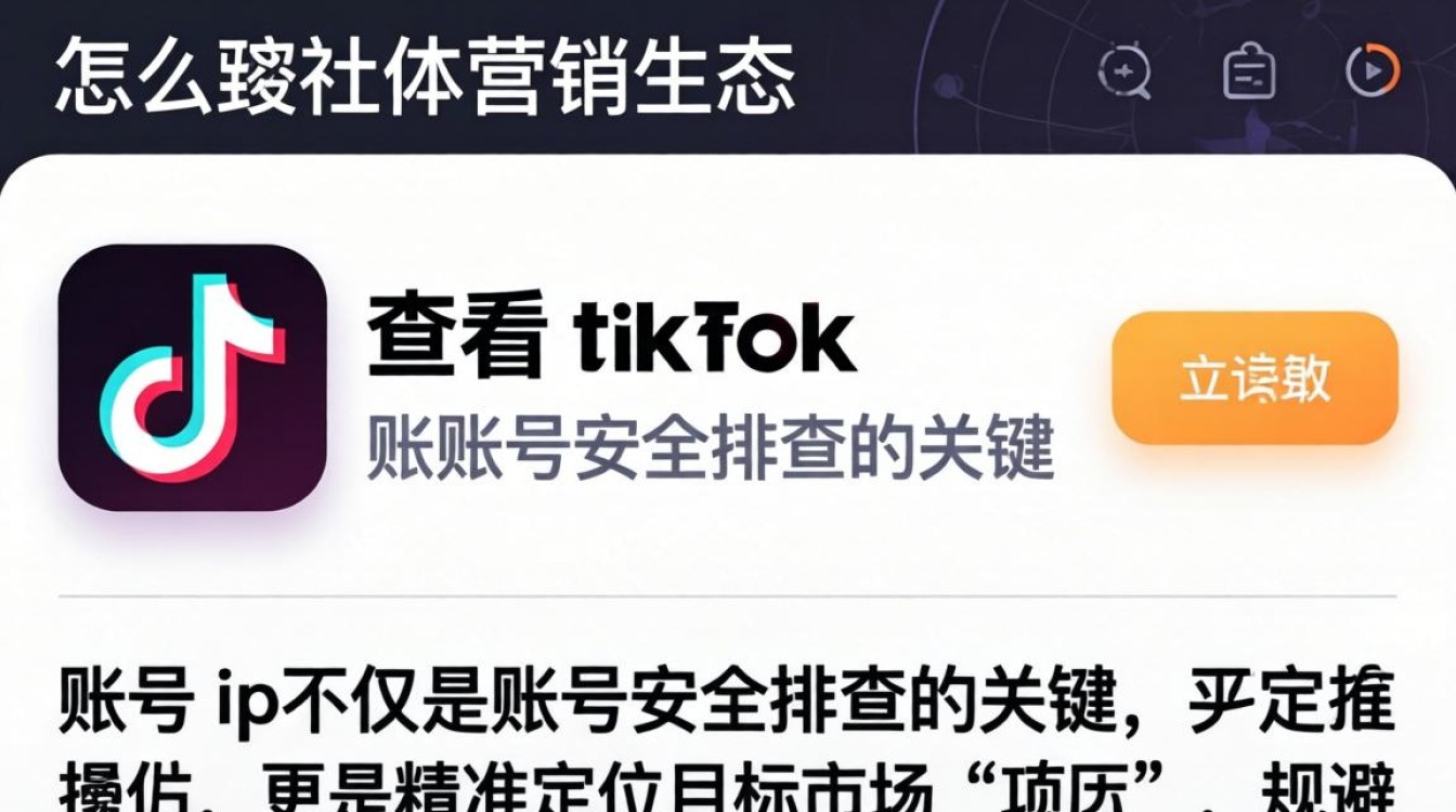 怎么查看 TikTok 账号 IP