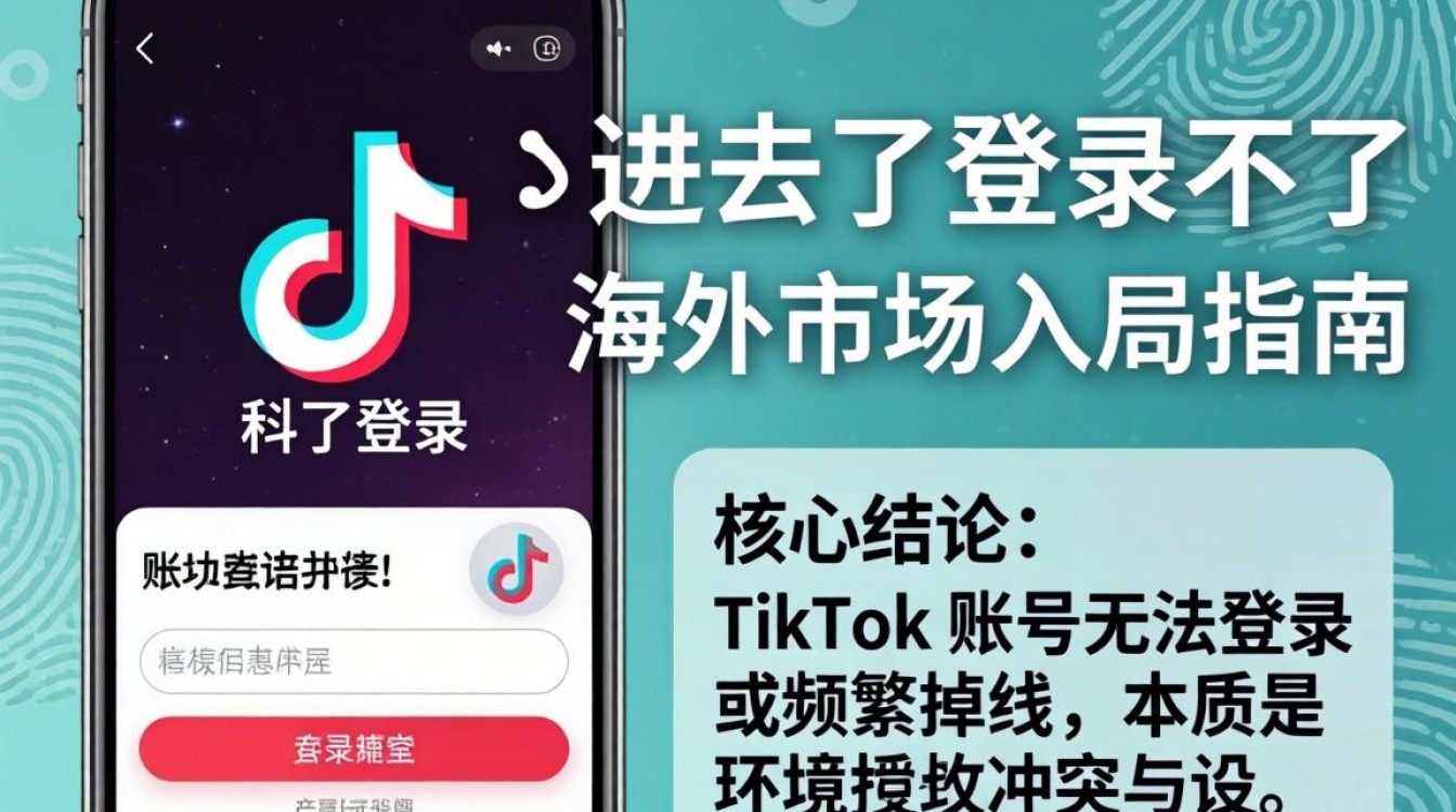 TikTok 登录失败原因及海外市场入局指南