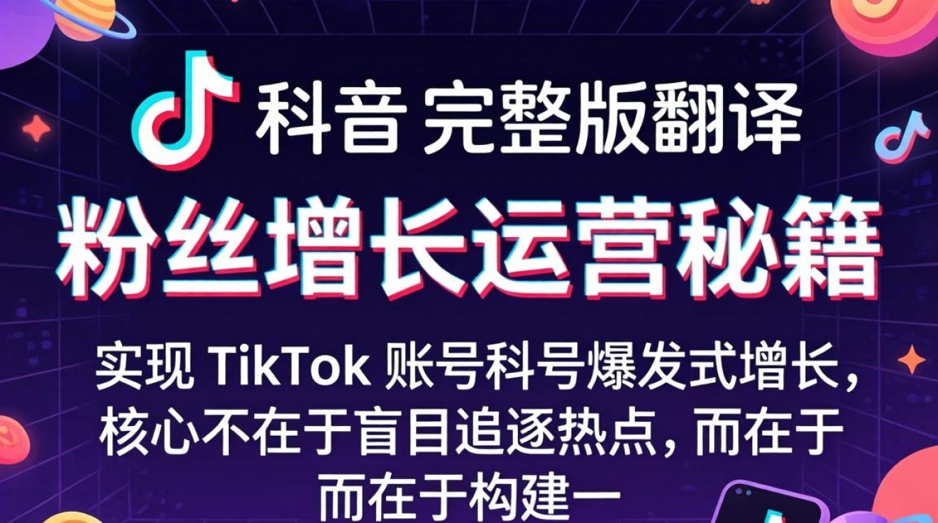 TikTok 完整版翻译粉丝增长运营秘籍