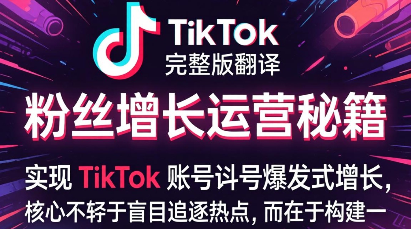 TikTok 完整版翻译粉丝增长运营秘籍
