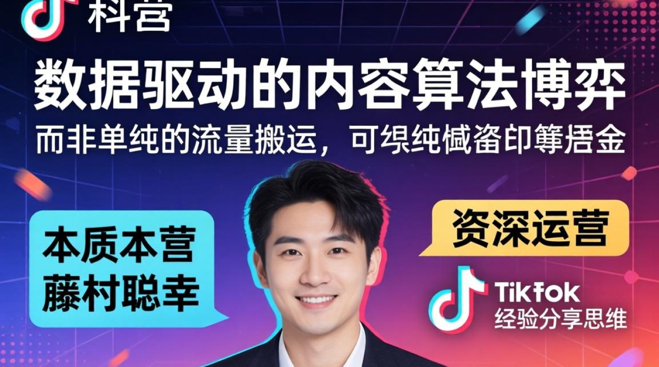 资深运营藤村聪幸 TikTok 经验分享思维