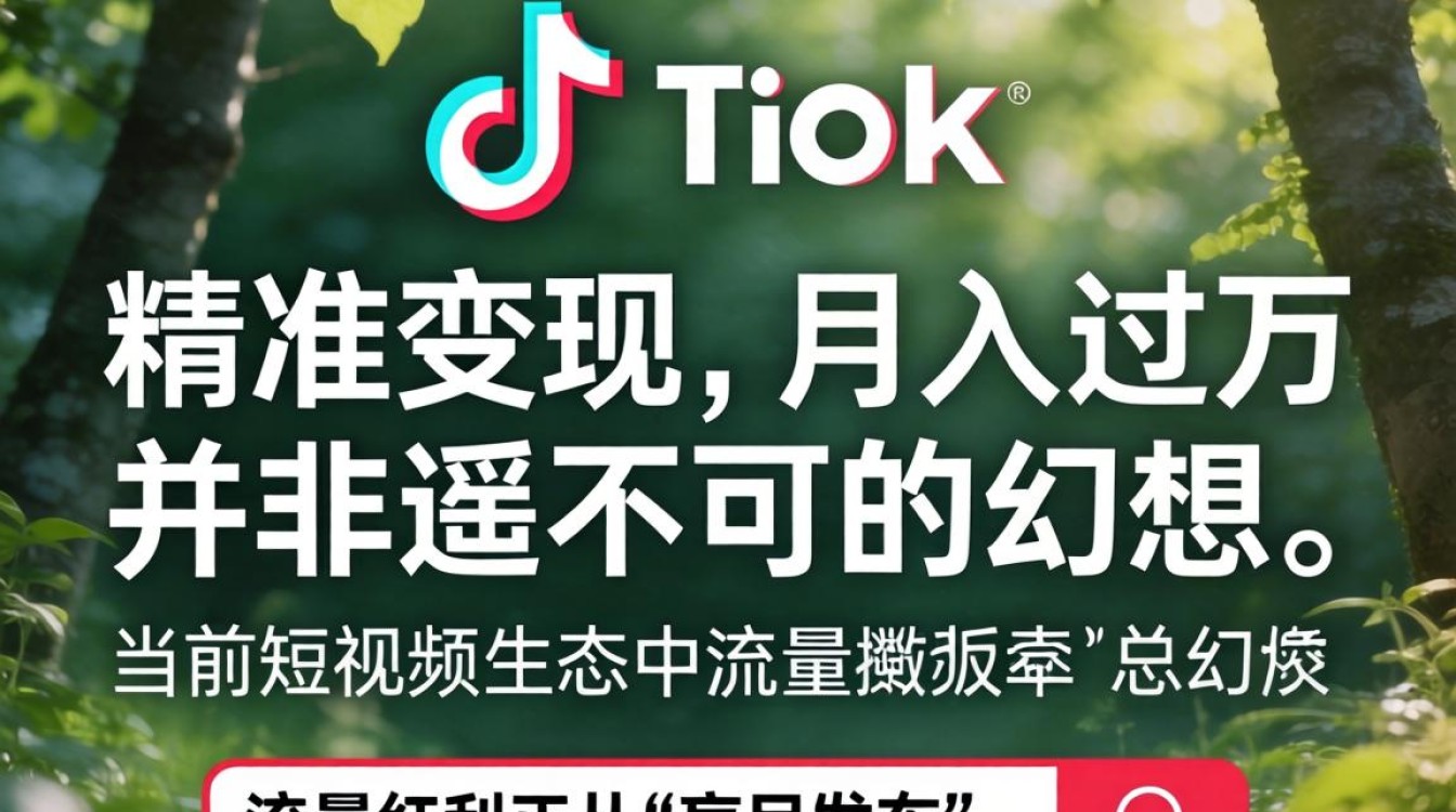 TikTok 网页版搜索话题怎么变现