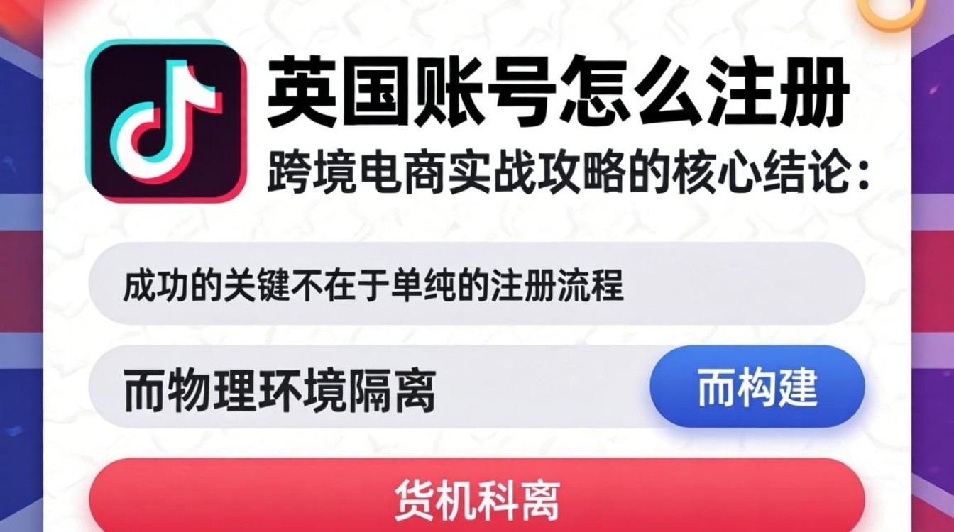 英国 TikTok 账号注册流程及跨境电商实战攻略
