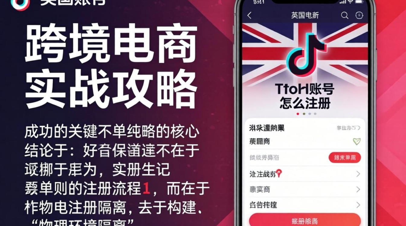 英国 TikTok 账号注册流程及跨境电商实战攻略