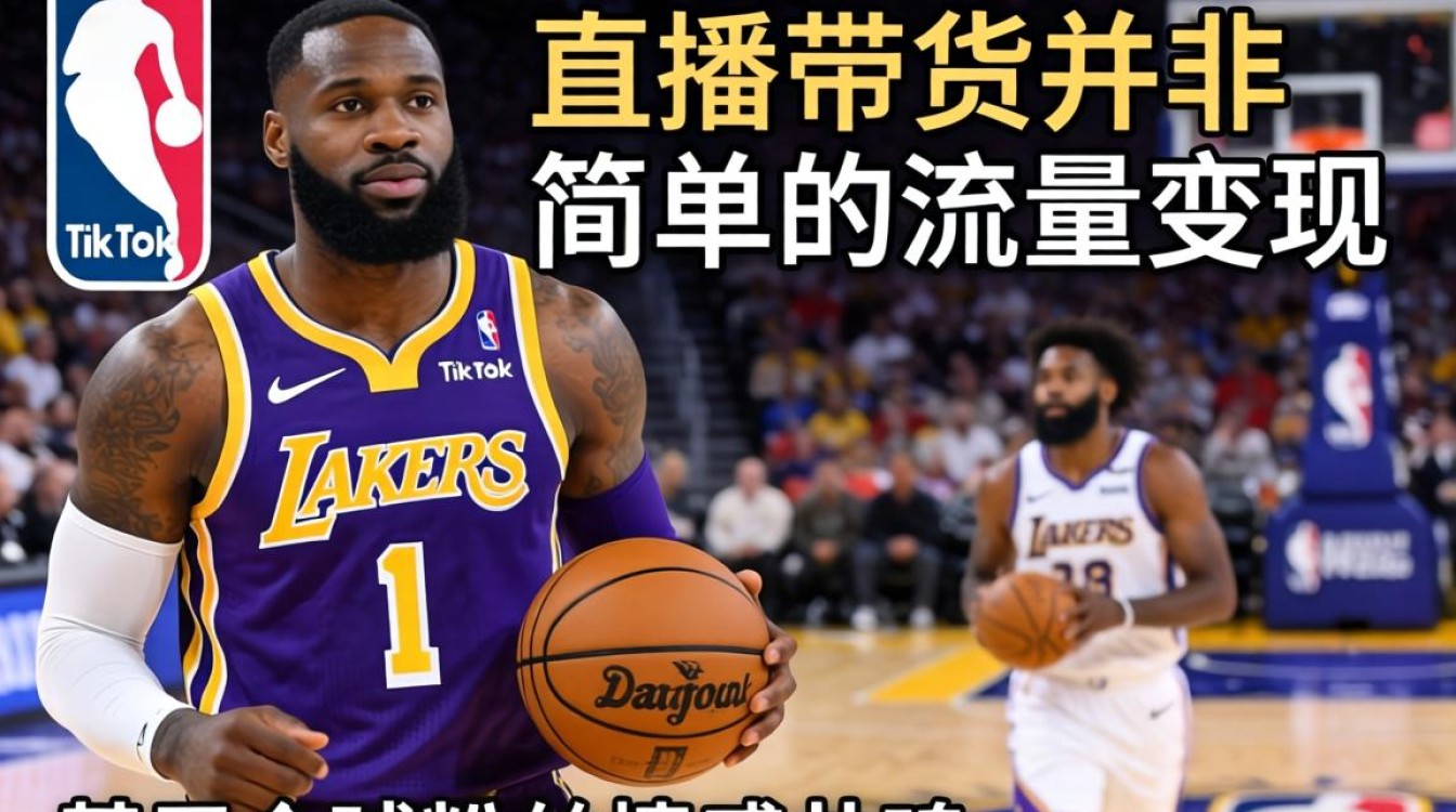 抖音NBA球星TikTok账号直播带货玩法详解