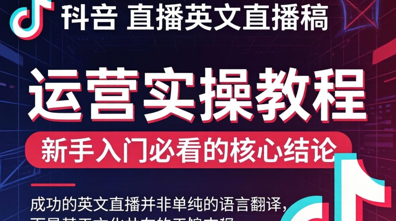 TikTok 直播英文话术和运营实操教程