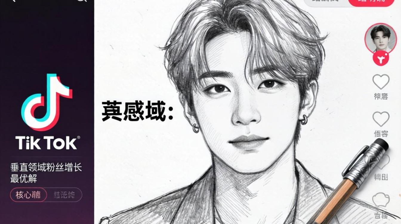 TikTok 人物铅笔画涨粉技巧