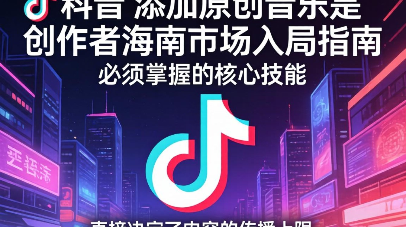 TikTok 怎么添加原创音乐