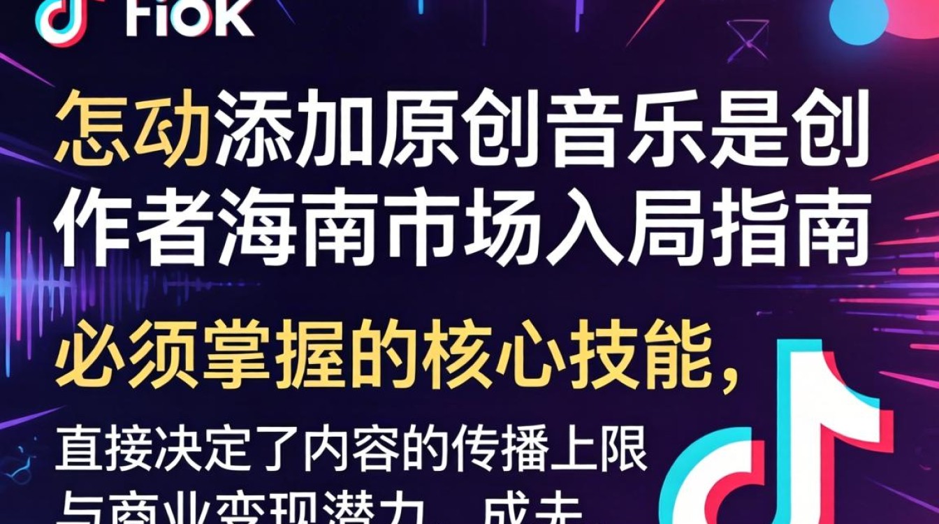 TikTok 怎么添加原创音乐