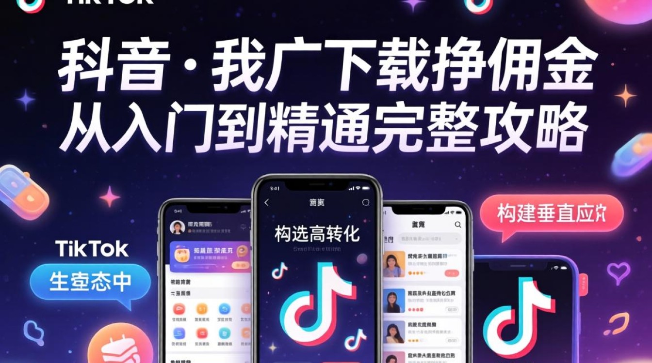 TikTok 推广下载挣佣金从入门到精通完整攻略