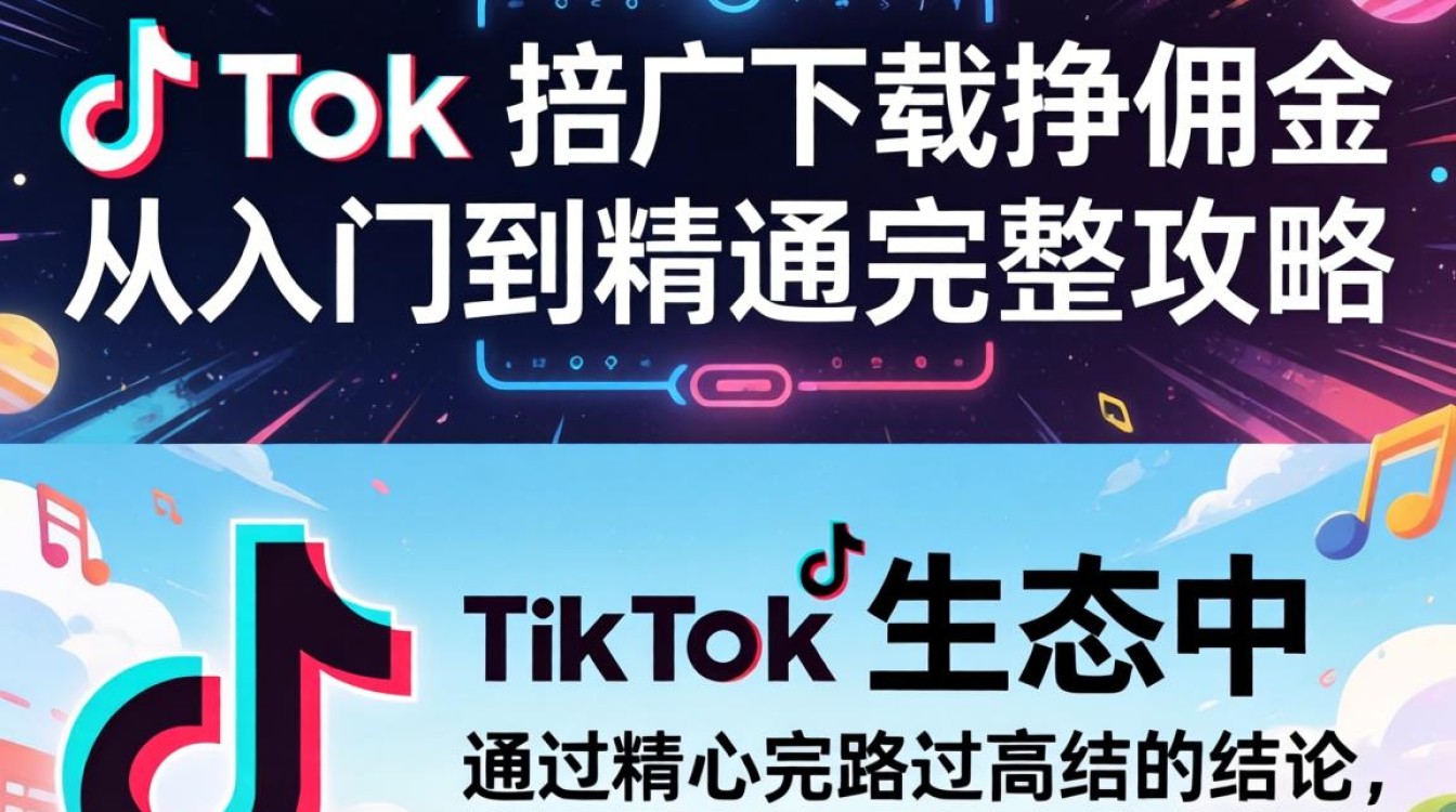 TikTok 推广下载挣佣金从入门到精通完整攻略