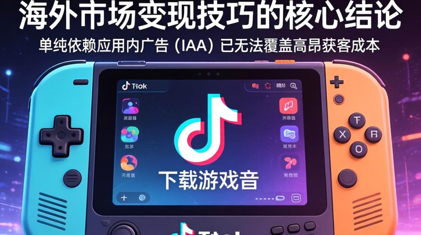 TikTok 下载游戏机 海外市场变现技巧