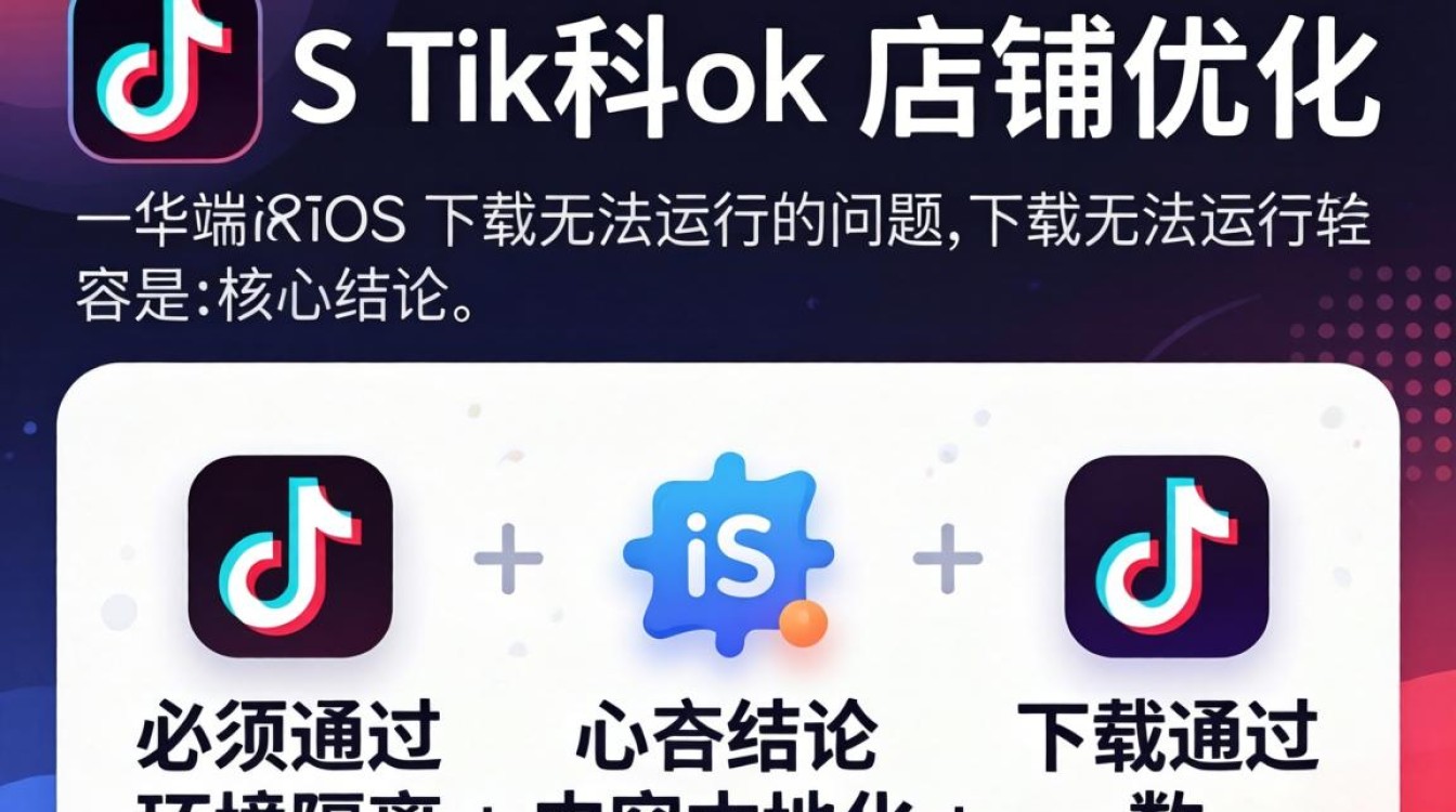 店铺优化ios下载tiktok无法运行怎么办
