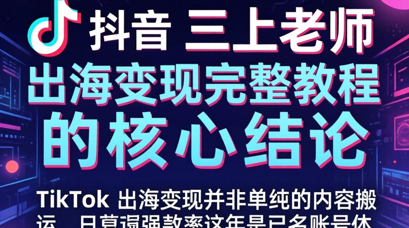 TikTok 三上老师出海变现完整教程