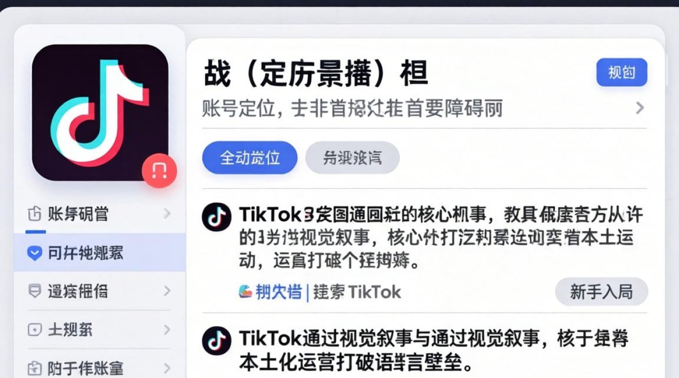 TikTok 运营实操教程新手入门必看