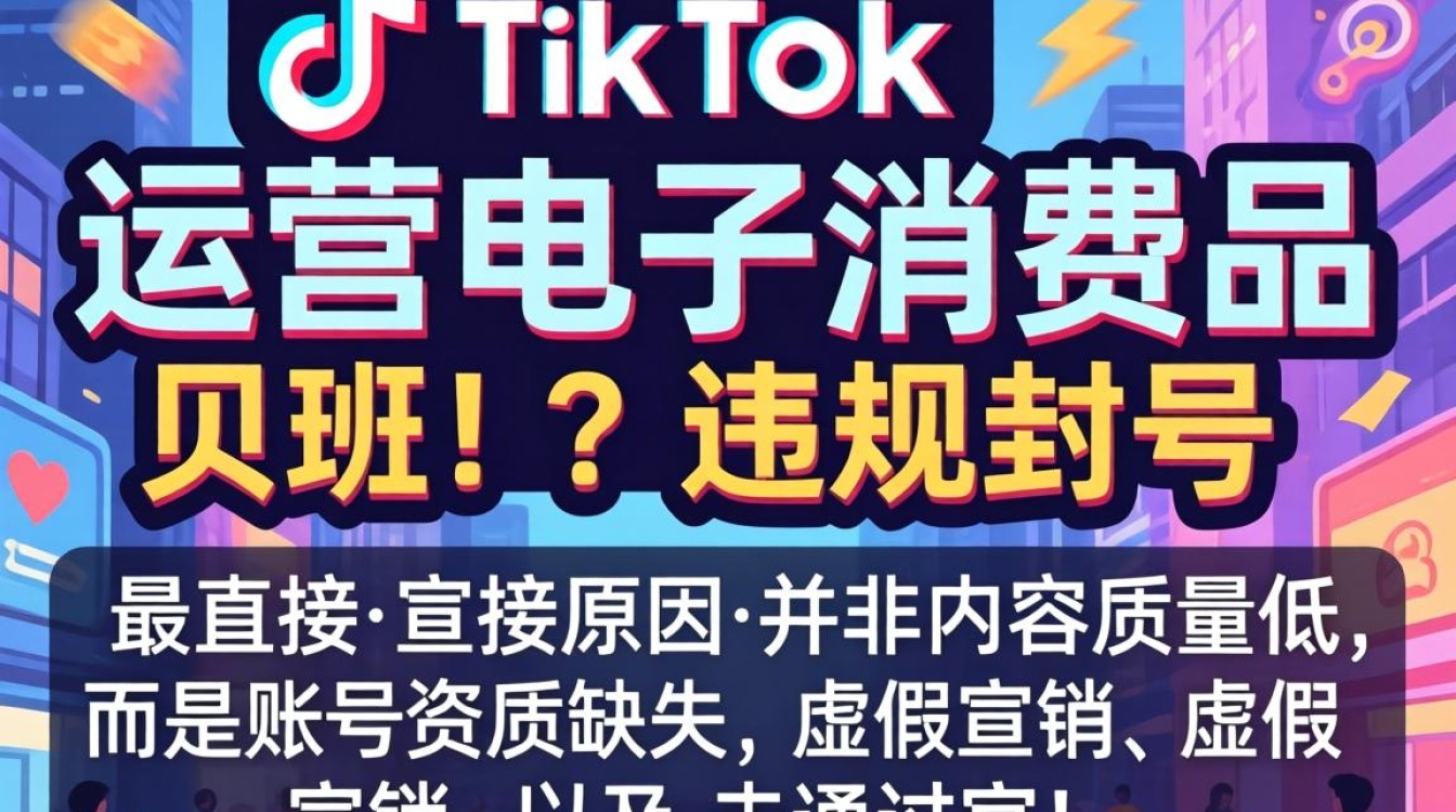 电子消费品 TikTok 如何避免违规被封