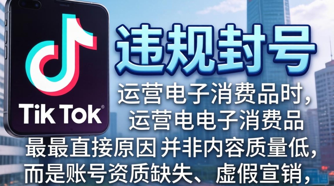 电子消费品 TikTok 如何避免违规被封