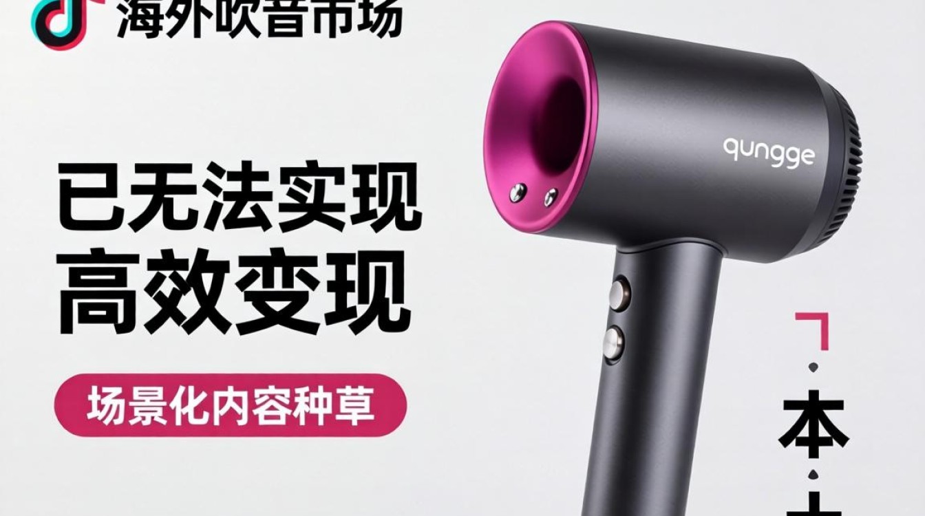 TikTok 热门吹风机 海外市场变现技巧