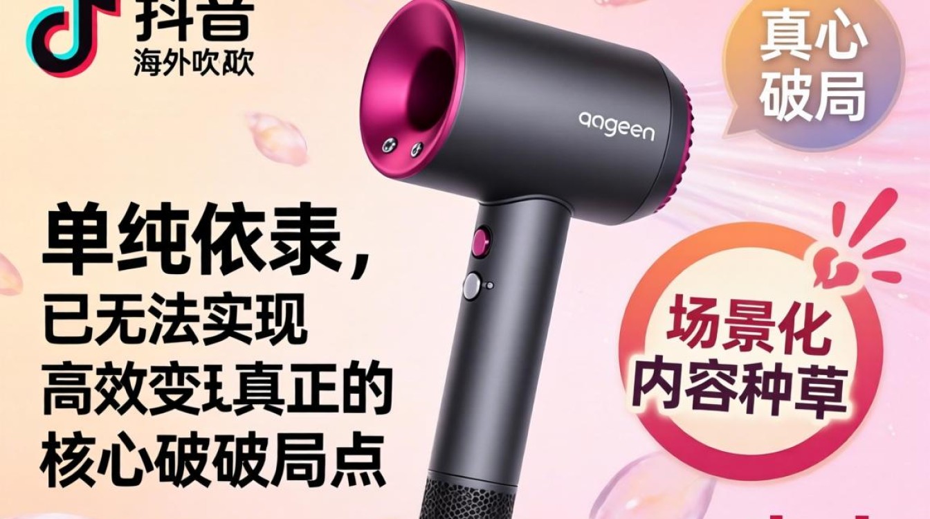 TikTok 热门吹风机 海外市场变现技巧