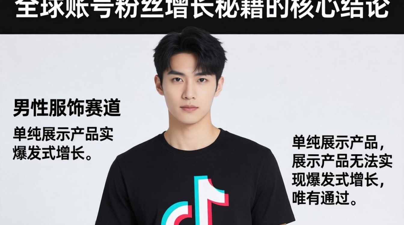 TikTok T恤短袖男全球账号粉丝增长秘籍