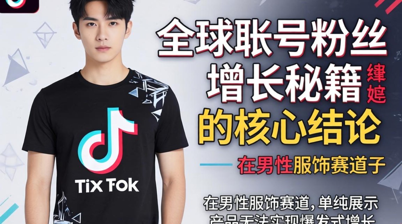 TikTok T恤短袖男全球账号粉丝增长秘籍