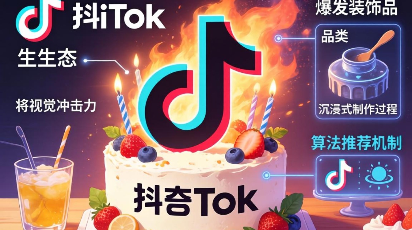 TikTok 蛋糕装饰品怎么拍才爆