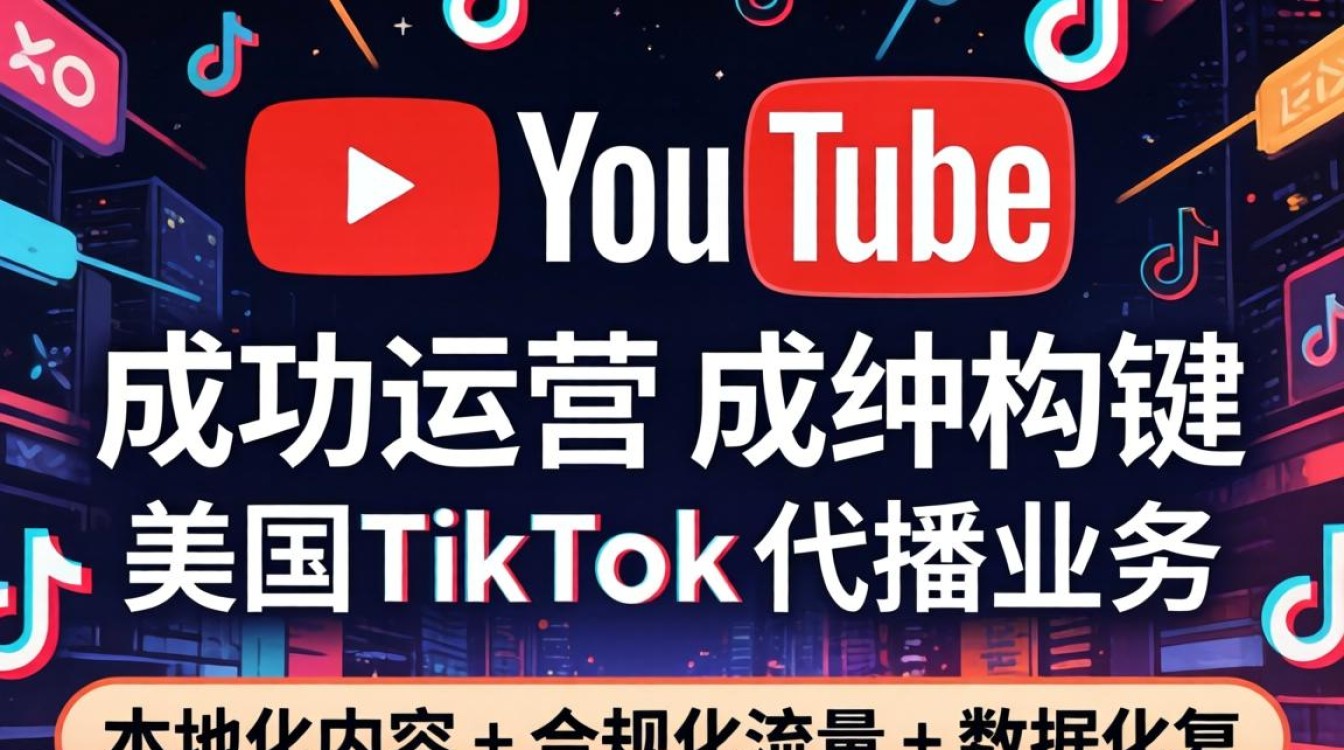 YouTube 美区 TikTok 代播运营教程入门到进阶