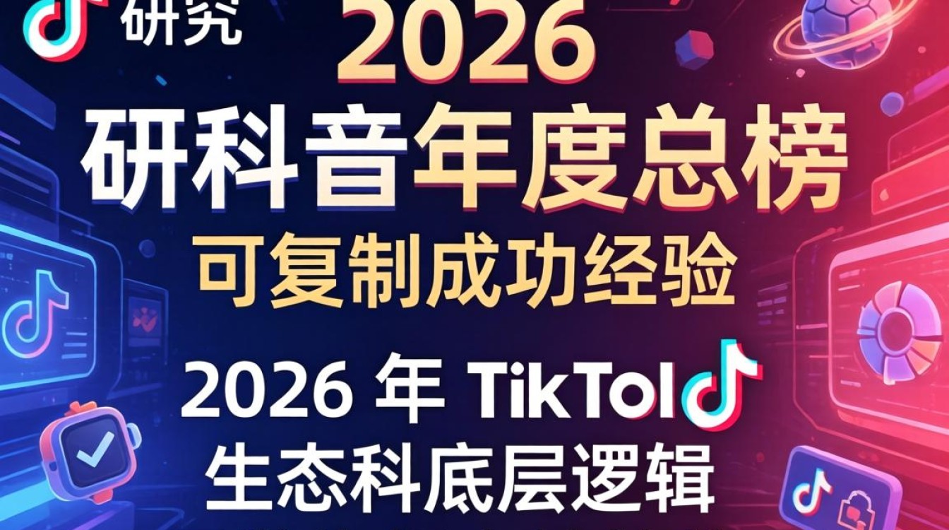 头部研究 2026 tiktok年度总榜可复制成功经验