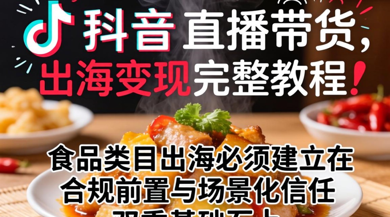 TikTok 直播带货食品出海变现完整教程