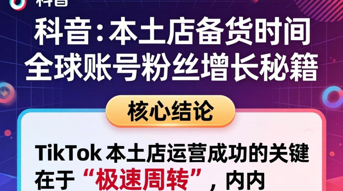 TikTok 本土店备货时间多久