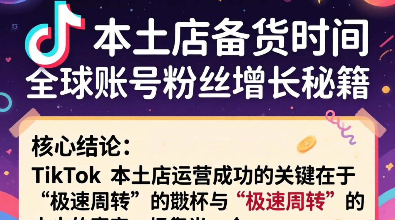 TikTok 本土店备货时间多久