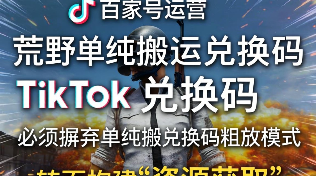 荒野行动 TikTok 兑换码怎么得