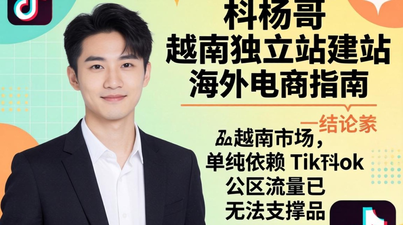 小杨哥 TikTok 越南独立站建站海外电商指南