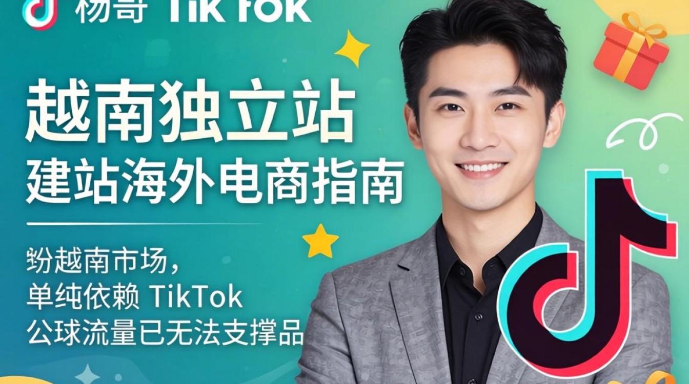 小杨哥 TikTok 越南独立站建站海外电商指南