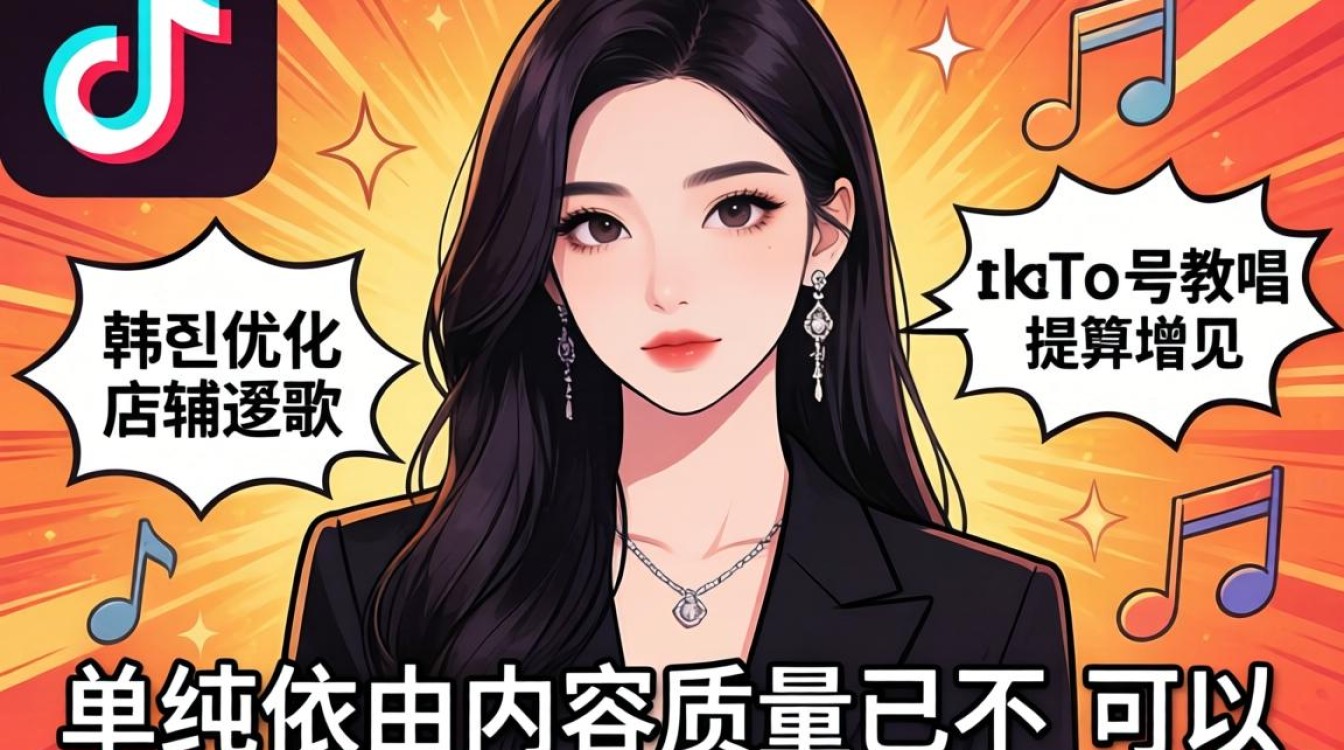 店铺优化韩语歌 TikTok 教唱怎么做