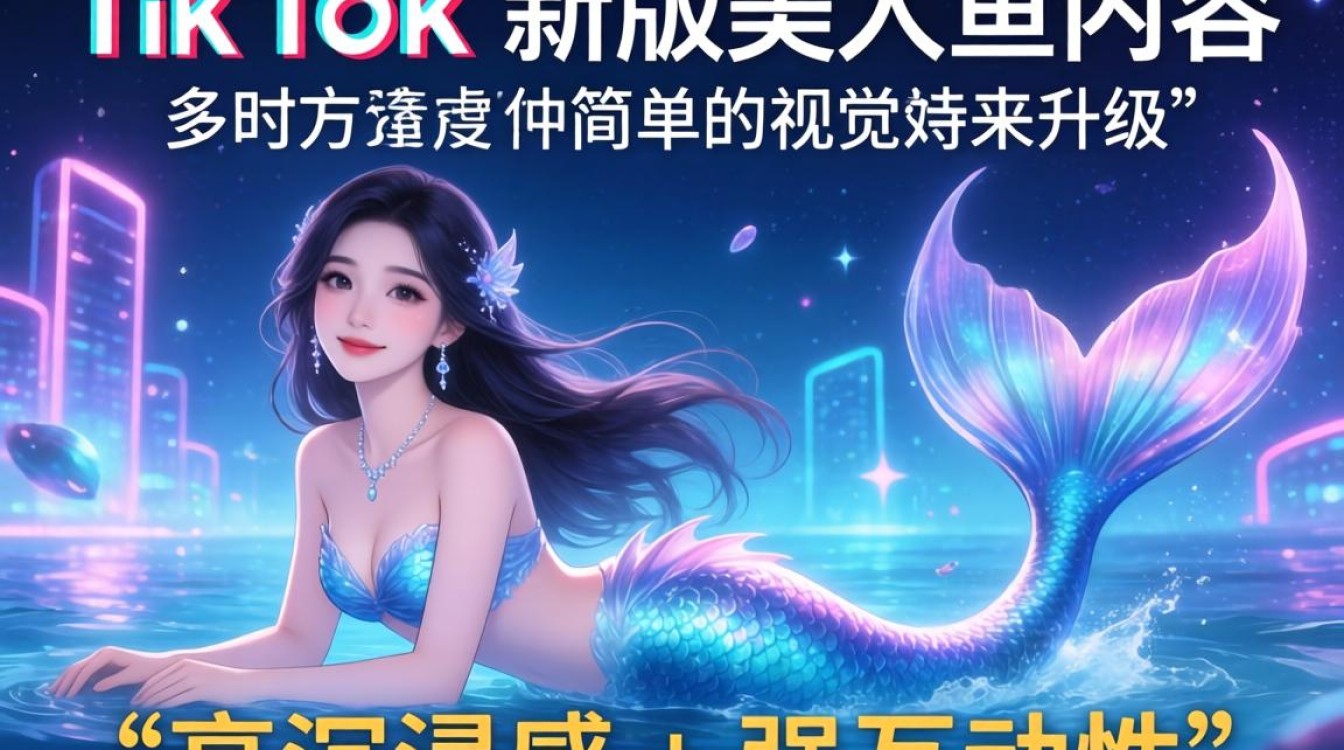 TikTok 新版美人鱼怎么火