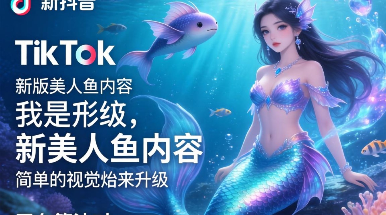 TikTok 新版美人鱼怎么火