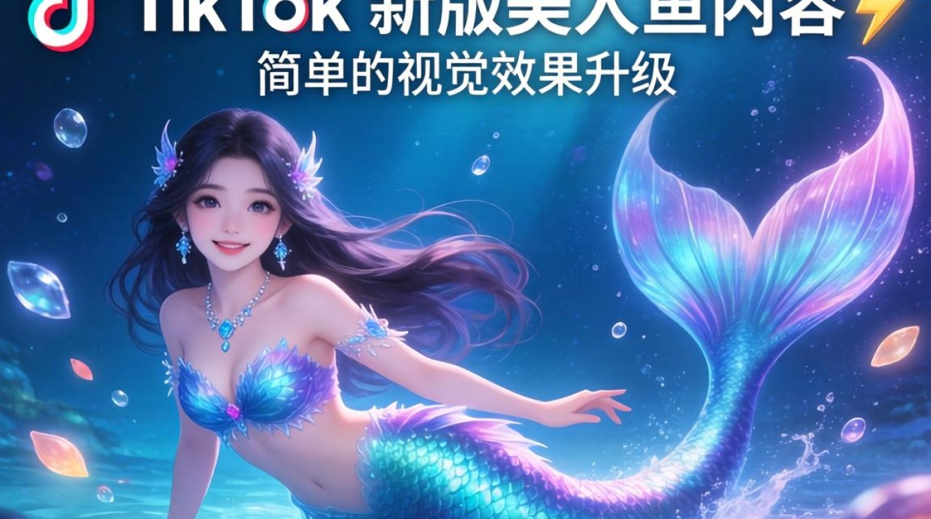 TikTok 新版美人鱼怎么火