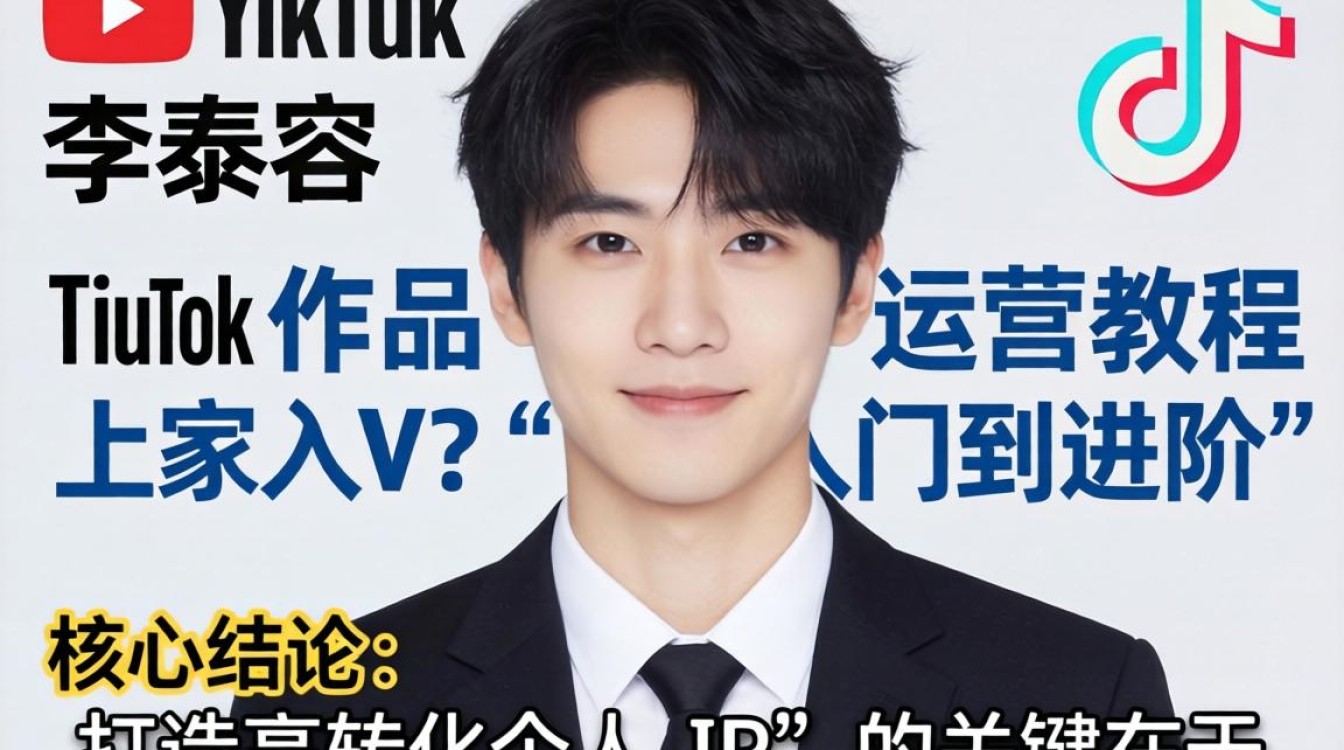 YouTube 李泰容 tiktok 作品运营教程入门到进阶